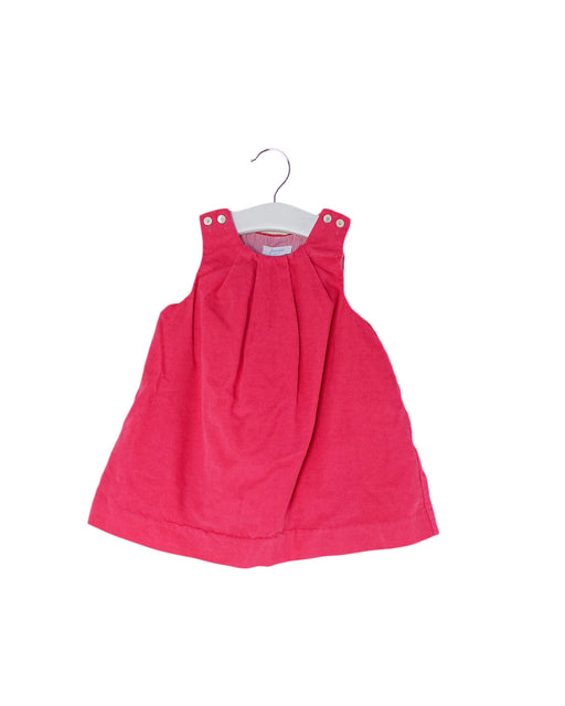 A Pink Sleeveless Dresses from Jacadi in size 3-6M for girl. (Front View)