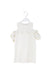 A White Sleeveless Dresses from Bardot Junior in size 4T for girl. (Front View)
