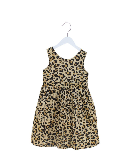A Brown Sleeveless Dresses from Janie & Jack in size 3T for girl. (Front View)