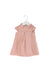 A Pink Short Sleeve Dresses from Mamas & Papas in size 3-6M for girl. (Front View)