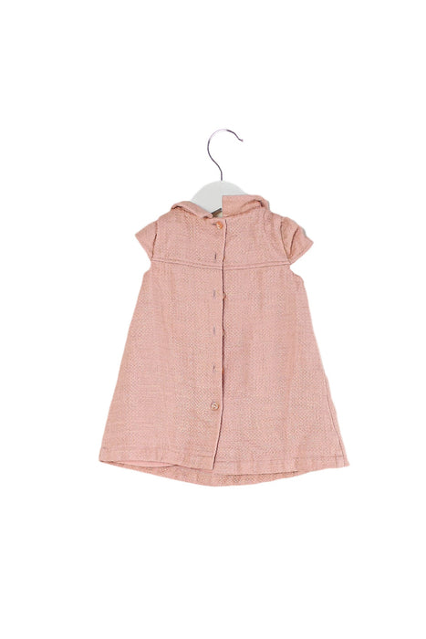 A Pink Short Sleeve Dresses from Mamas & Papas in size 3-6M for girl. (Front View)