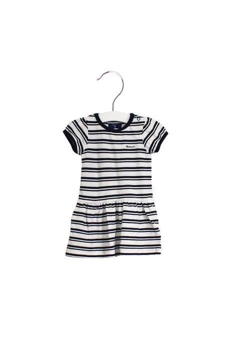 A Navy Short Sleeve Dresses from GANT in size 3-6M for girl. (Front View)
