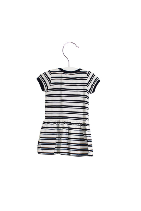 A Navy Short Sleeve Dresses from GANT in size 3-6M for girl. (Back View)