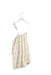 A White Sleeveless Dresses from Excuse My French in size 8Y for girl. (Back View)