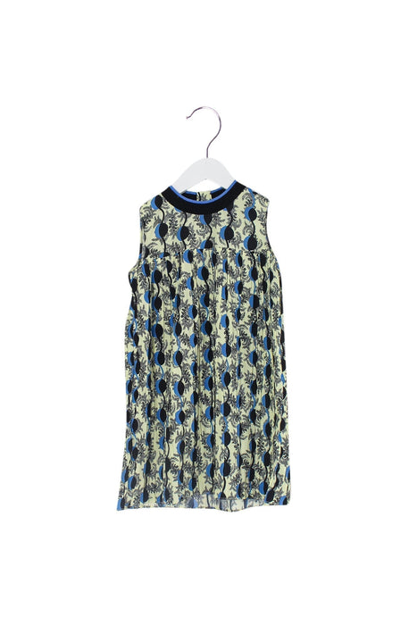 A Green Sleeveless Dresses from Marni in size 4T for girl. (Front View)