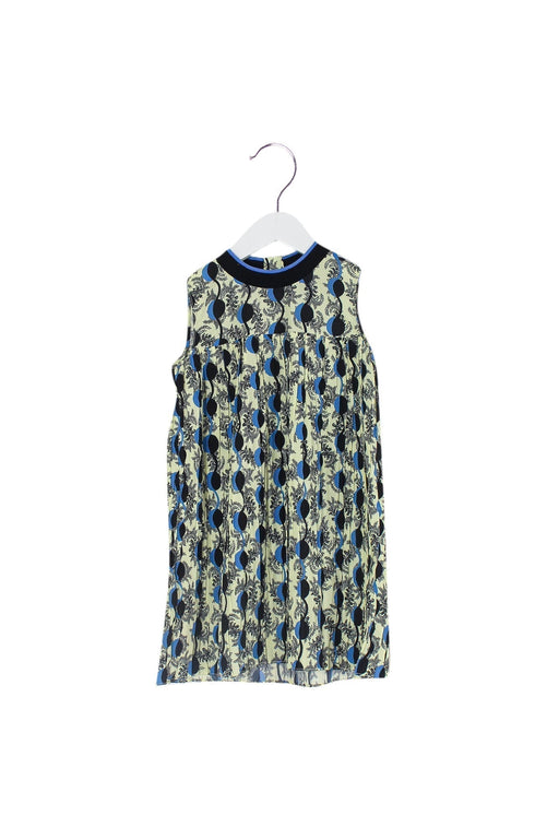 A Green Sleeveless Dresses from Marni in size 4T for girl. (Front View)