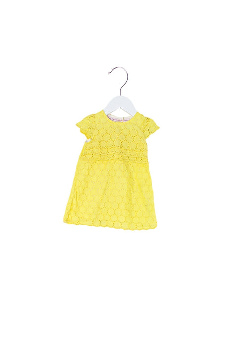 A Yellow Short Sleeve Dresses from RJR.John Rocha in size 3-6M for girl. (Front View)