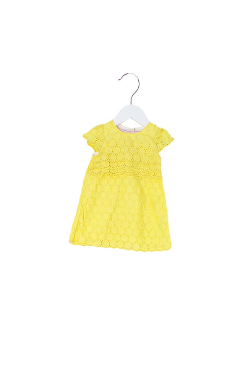 A Yellow Short Sleeve Dresses from RJR.John Rocha in size 3-6M for girl. (Front View)