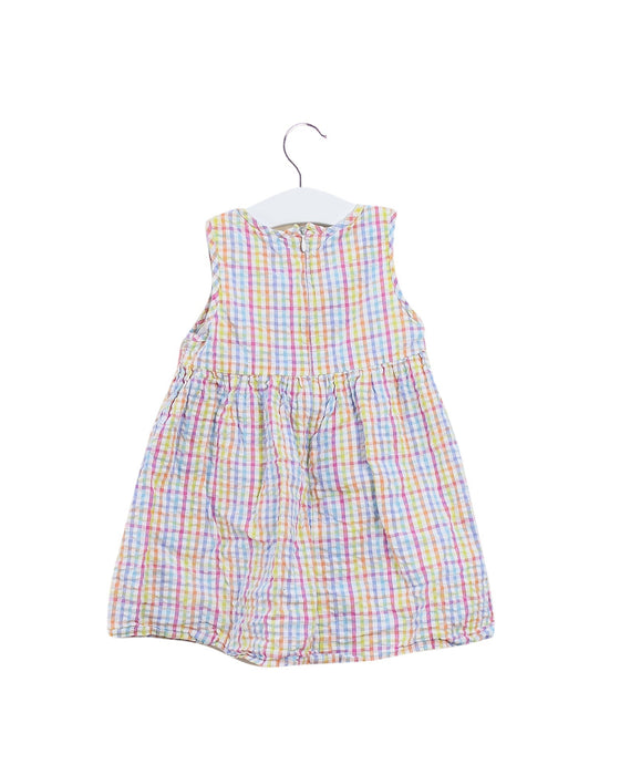 A Multicolour Sleeveless Dresses from Chickeeduck in size 2T for girl. (Back View)