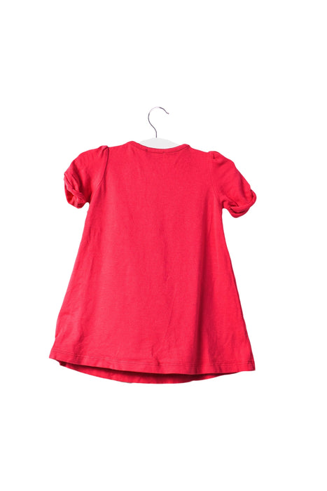 A Pink Short Sleeve Dresses from Paul Smith in size 0-3M for girl. (Back View)