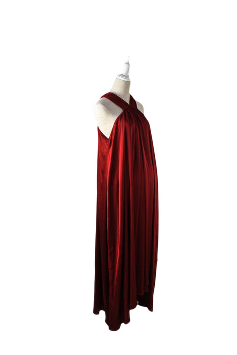 A Red Sleeveless Dresses from Hatch in size O/S for maternity. (Front View)
