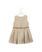 A Beige Sleeveless Dresses from Velveteen in size 8Y for girl. (Back View)