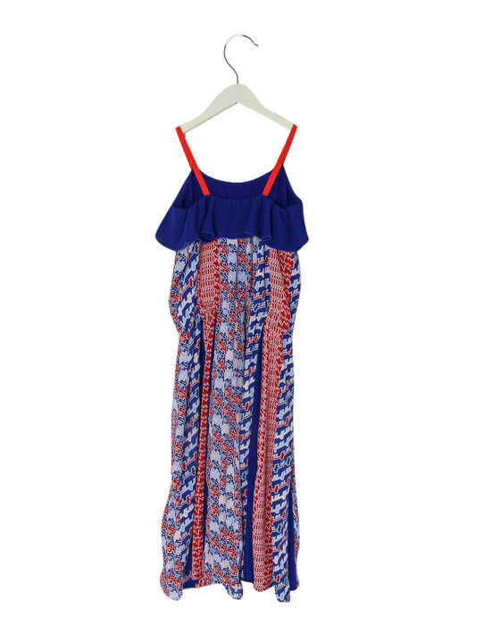 A Blue Sleeveless Dresses from Kenzo in size 10Y for girl. (Back View)