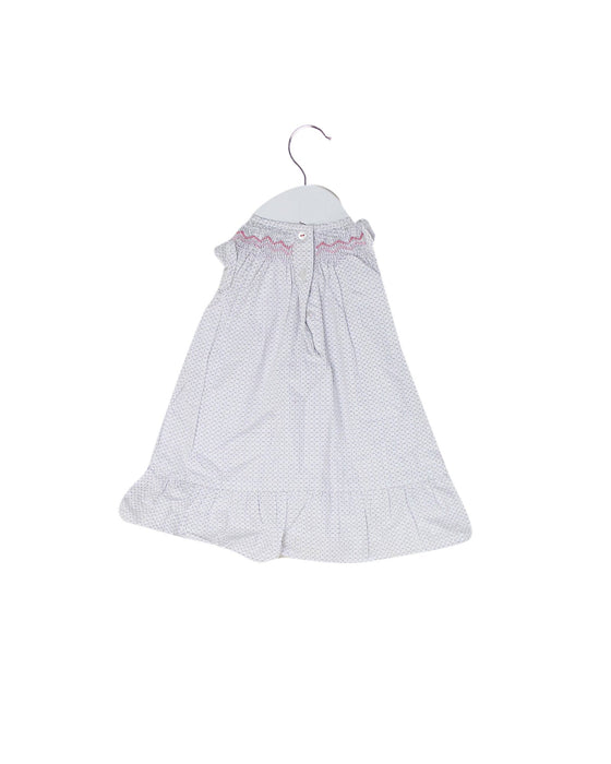 A White Short Sleeve Dresses from The Little White Company in size 0-3M for girl. (Back View)
