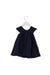 A Navy Short Sleeve Dresses from Mamas & Papas in size 0-3M for girl. (Front View)