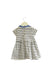 A White Short Sleeve Dresses from Cyrillus in size 3-6M for girl. (Front View)