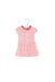 A Pink Short Sleeve Dresses from Petit Bateau in size 6-12M for girl. (Front View)