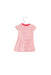 A Pink Short Sleeve Dresses from Petit Bateau in size 6-12M for girl. (Back View)