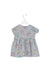 A Grey Short Sleeve Dresses from Hanna Andersson in size 6-12M for girl. (Back View)