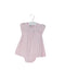 A Pink Short Sleeve Dresses from Petit Bateau in size 6-12M for girl. (Front View)