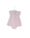 A Pink Short Sleeve Dresses from Petit Bateau in size 6-12M for girl. (Back View)