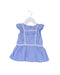 A Blue Short Sleeve Dresses from Janie & Jack in size 3-6M for girl. (Back View)
