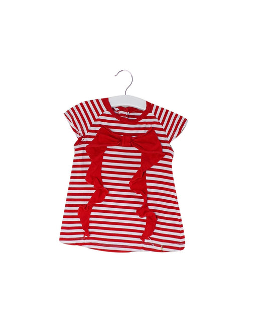 A Red Short Sleeve Dresses from Liu Jo in size 3-6M for girl. (Front View)