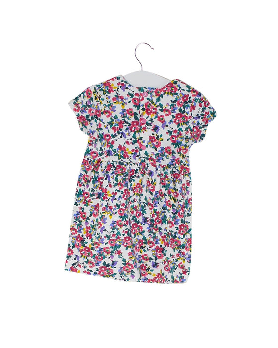 A Pink Short Sleeve Dresses from Joules in size 6-12M for girl. (Back View)
