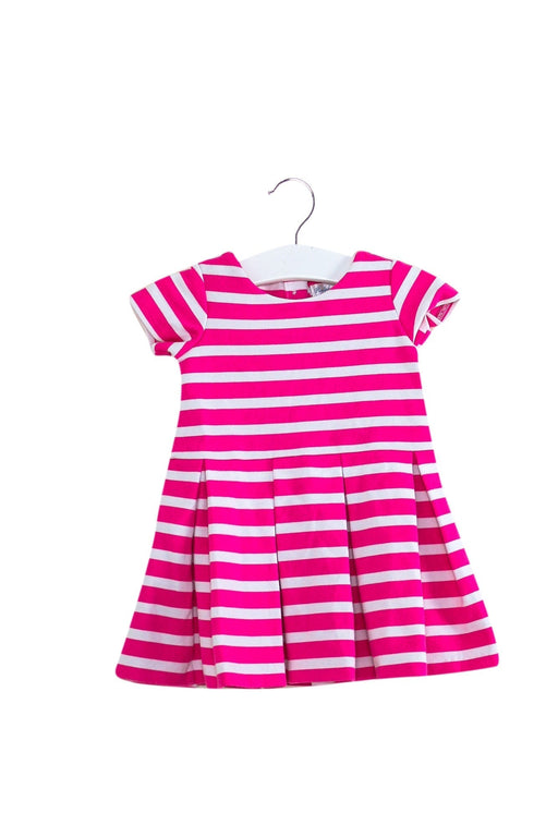 A Pink Short Sleeve Dresses from Ralph Lauren in size 3-6M for girl. (Front View)
