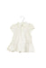A White Short Sleeve Dresses from Ralph Lauren in size 0-3M for girl. (Front View)