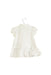 A White Short Sleeve Dresses from Ralph Lauren in size 0-3M for girl. (Back View)