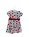 A White Short Sleeve Dresses from Chicco in size 6-12M for girl. (Front View)