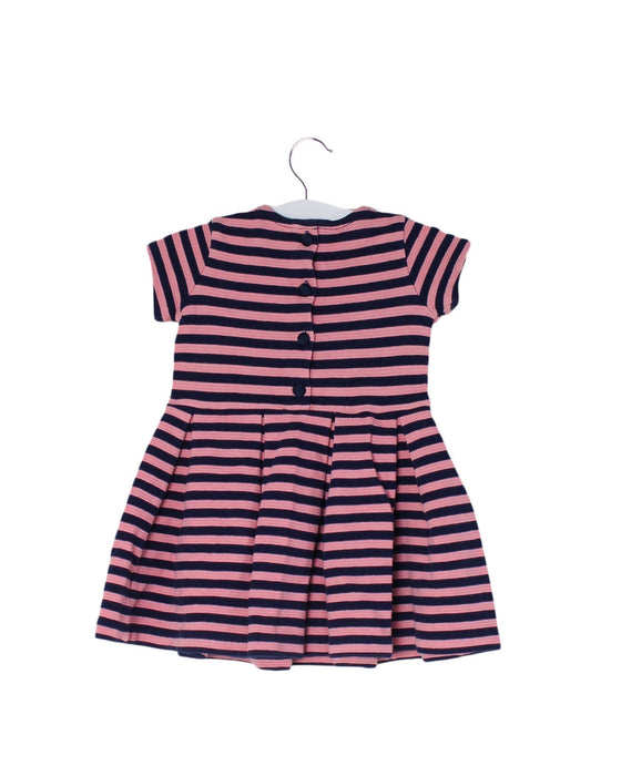 A Pink Short Sleeve Dresses from Ralph Lauren in size 3-6M for girl. (Back View)