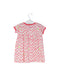 A Pink Short Sleeve Dresses from Petit Bateau in size 3-6M for girl. (Back View)