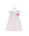 A White Short Sleeve Dresses from Petit Bateau in size 12-18M for girl. (Front View)