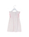 A White Short Sleeve Dresses from Petit Bateau in size 12-18M for girl. (Back View)