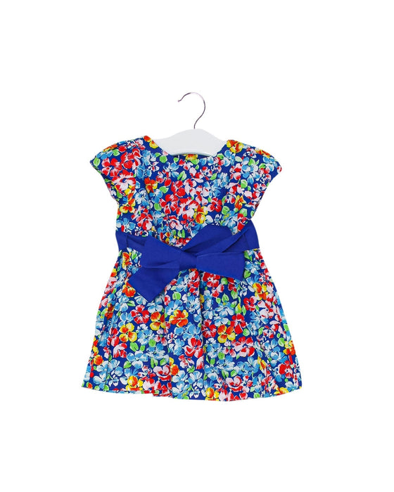 A Multicolour Short Sleeve Dresses from Ralph Lauren in size 3-6M for girl. (Front View)