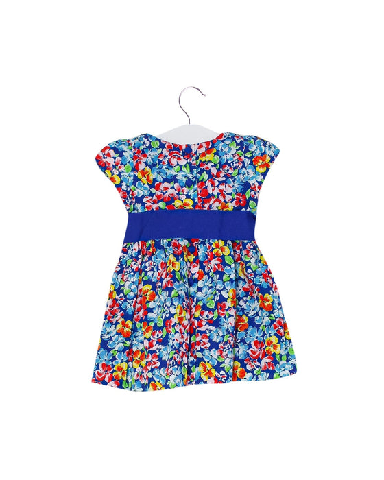 A Multicolour Short Sleeve Dresses from Ralph Lauren in size 3-6M for girl. (Back View)
