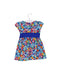 A Multicolour Short Sleeve Dresses from Ralph Lauren in size 3-6M for girl. (Back View)
