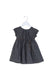 A Grey Short Sleeve Dresses from Jacadi in size 3-6M for girl. (Front View)