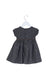 A Grey Short Sleeve Dresses from Jacadi in size 3-6M for girl. (Back View)