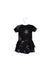 A Black Short Sleeve Dresses from Nununu in size 6-12M for girl. (Back View)
