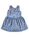 A Blue Dress Sets from Ralph Lauren in size 12-18M for girl. (Back View)