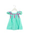 A Green Short Sleeve Dresses from Kidsagogo in size 6-12M for girl. (Front View)