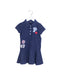 A Navy Short Sleeve Dresses from Polo Ralph Lauren in size 3T for girl. (Front View)