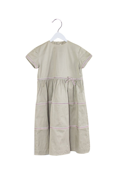 A Beige Short Sleeve Dresses from Nicholas & Bears in size 8Y for girl. (Front View)