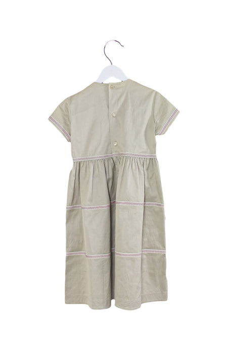 A Beige Short Sleeve Dresses from Nicholas & Bears in size 8Y for girl. (Front View)