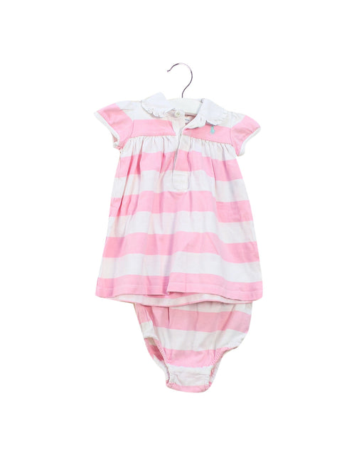 A Pink Dress Sets from Ralph Lauren in size 3-6M for girl. (Front View)