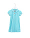 A Blue Short Sleeve Dresses from Petit Bateau in size 3T for girl. (Front View)