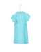 A Blue Short Sleeve Dresses from Petit Bateau in size 3T for girl. (Back View)